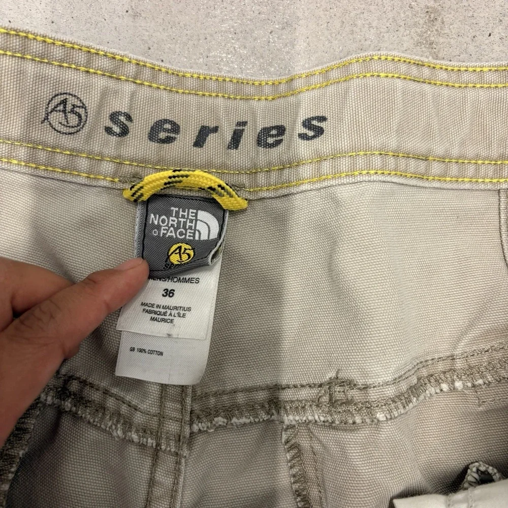 The North Face A5 Series Pants Mens 36 Beige Cotton Climbing Hiking Outdoor